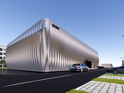 现代展览馆建筑