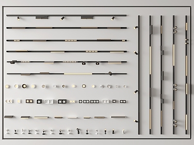 现代轨道射灯 嵌入磁吸灯 线性灯 转向射灯 筒灯 斗胆灯 栅格灯