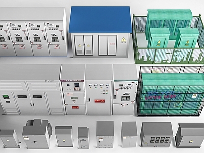 配电箱 配电站 变电站 变压器 配电柜 公用器材