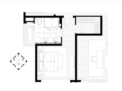 卧室室内 施工图