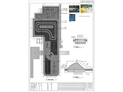 儿童活动场地景观 施工图 居住区景观