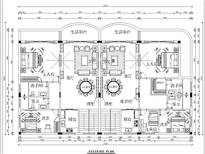 农村自建房室内 效果图 施工图