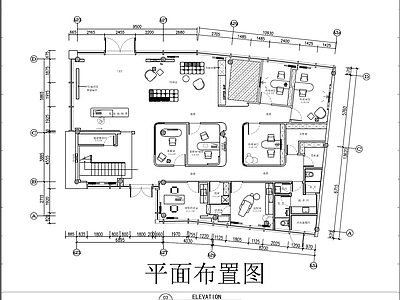 美容院室内 施工图