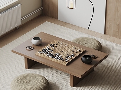 新中式围棋桌椅