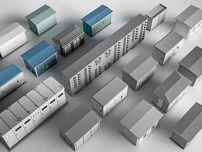 配电箱 配电站 变电站 变压器 配电柜 工业设备