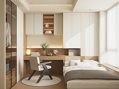 现代榻榻米卧室