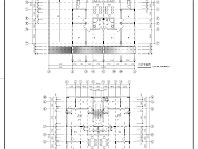 徽派商住楼建筑 施工图