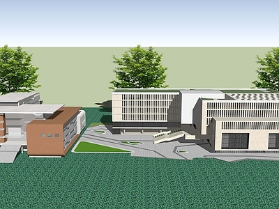 现代学校图书馆建筑