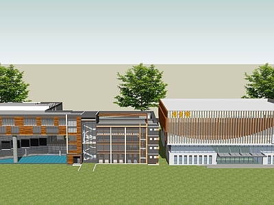 现代学校图书馆建筑