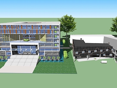 现代学校图书馆建筑