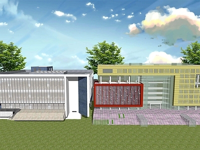 现代学校图书馆建筑