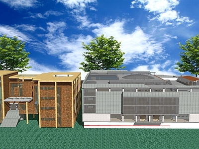 现代学校图书馆建筑