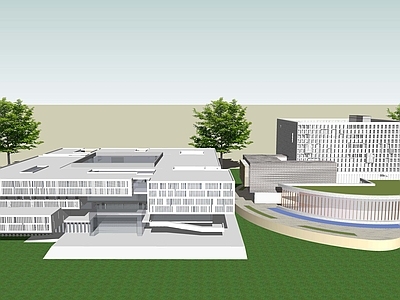 现代学校图书馆建筑