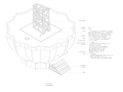 大碗面馆展厅总图 结构 水电  施工图