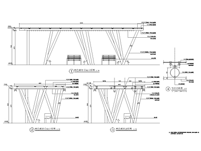 特色廊架 施工图