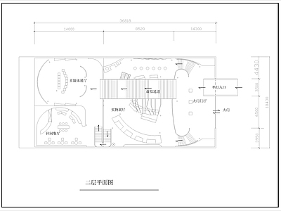 1240㎡生物科学展厅 施工图