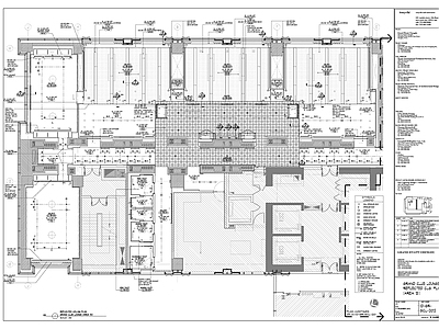 酒店行政酒廊 施工图 公区