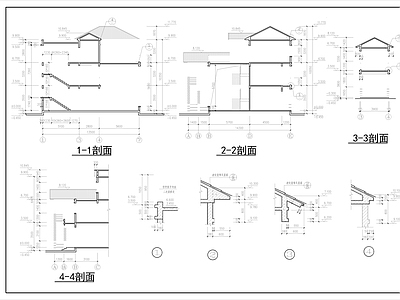 乡村自建房 别墅民居 施工图