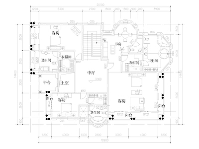 乡村自建房 别墅 民居 私宅ca 施工图