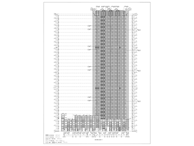 24层商业住宅建筑 施工图