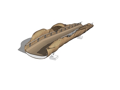 现代风格参数化造型桥