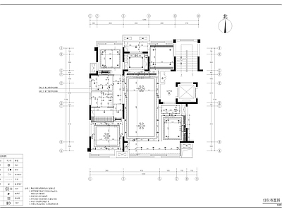 泸州博翠湾爱马仕风格洋房样板间 施工图 大平层