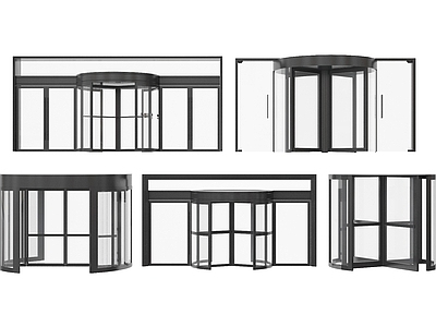 现代旋转门