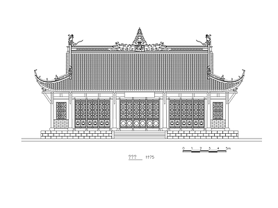 殿阁古建筑施工图