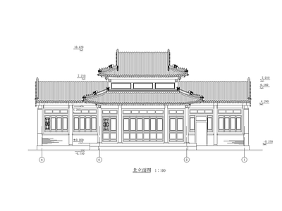 殿阁古建筑 施工图