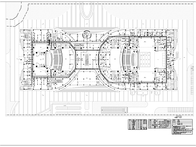 大剧院文化馆建筑电气 施工图 电气图