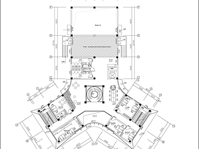 管理用房公共高层建筑 1至3层 装修工程 施工图