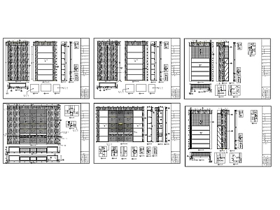 铝合金玻璃层板 铝合金包边柜 施工图 柜类