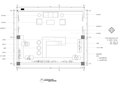 生活馆展示区平立图 施工图