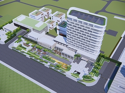 现代商业建筑 酒店