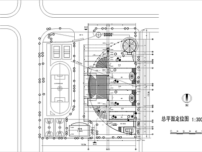 某小学平剖面图 施工图