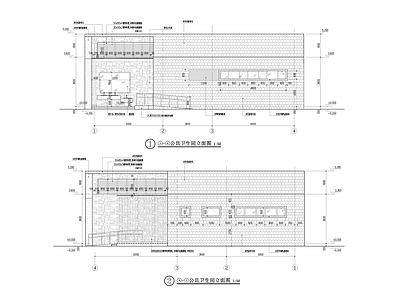公共厕所 施工图