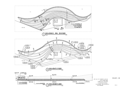 TOD综合开发项目施工展示区景观工程 施工图 工业园区景观