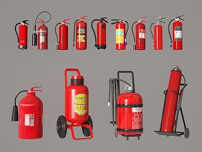 现代安全设施 消防设备 灭火器 消防器材用品
