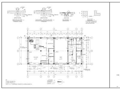 无害化处理间隔离间急宰间建筑 施工图 工业建筑