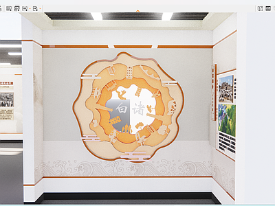现代党建展厅 特色墙饰