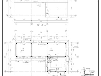 发电机房变配电房建筑 施工图 工业建筑