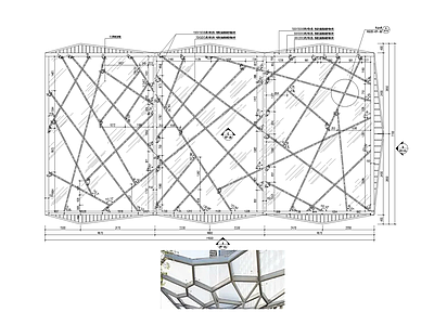 异型廊架效 施工图