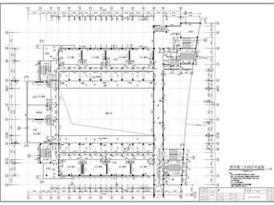 高校教学楼办公楼建 施工图