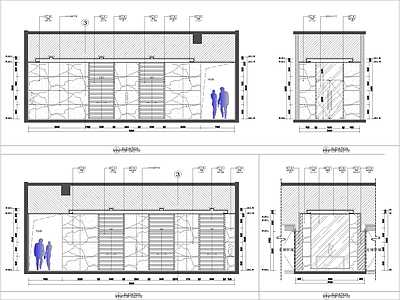 酒店电梯 施工图 公区
