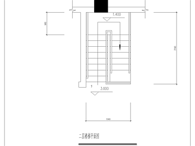 钢结构楼梯 施工图