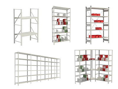 现代货架 架子 置物架 快递架 仓库架