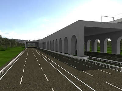 现代公路 铁路 桥梁 路面