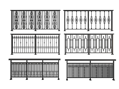 现代铁艺栏杆
