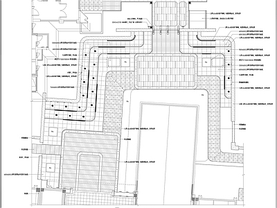 小区东入口大门节点详图 施工图 居住区景观