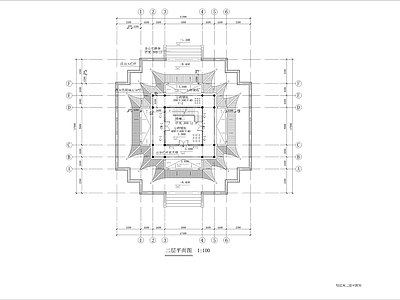 公园仿古建 施工图 古建